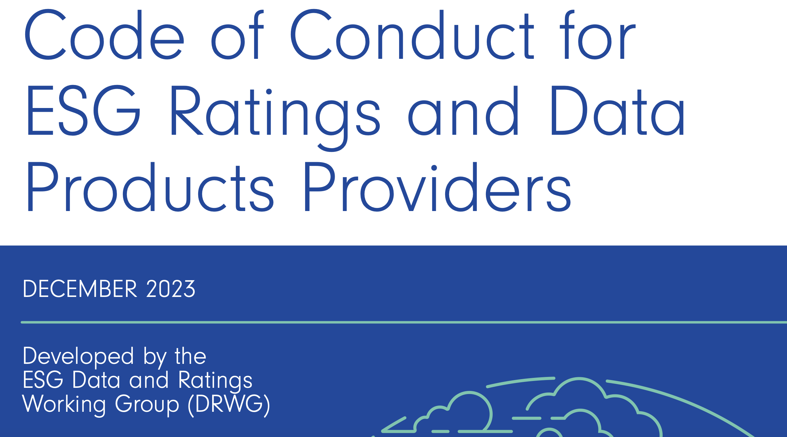 sustainAX - ICMA Code of Conduct for ESG Rating and Data Providers 2023